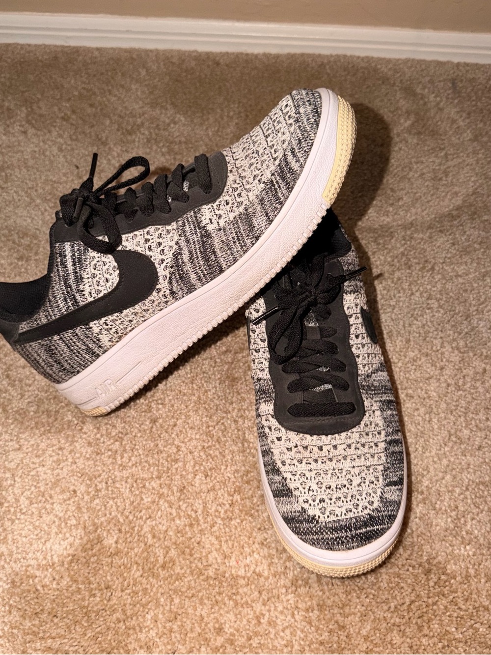 Nike air Force 1 Flyknit - Black & White